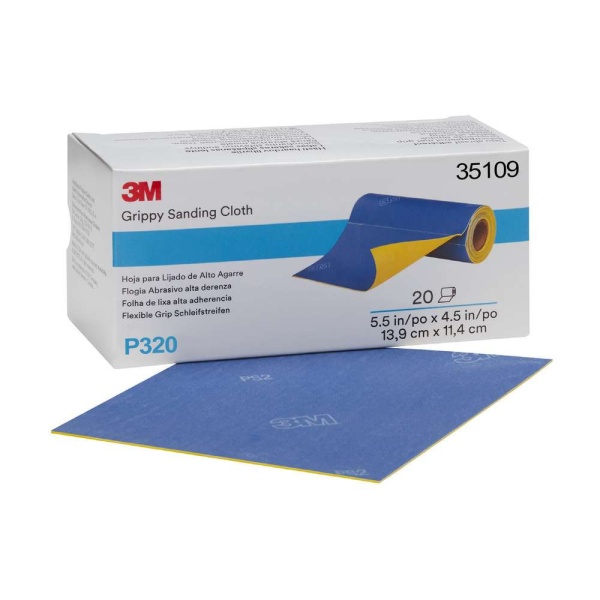 3M Hartie Abraziva Pe Suport Flexibil Aderent P320 139 x 114MM 351093M